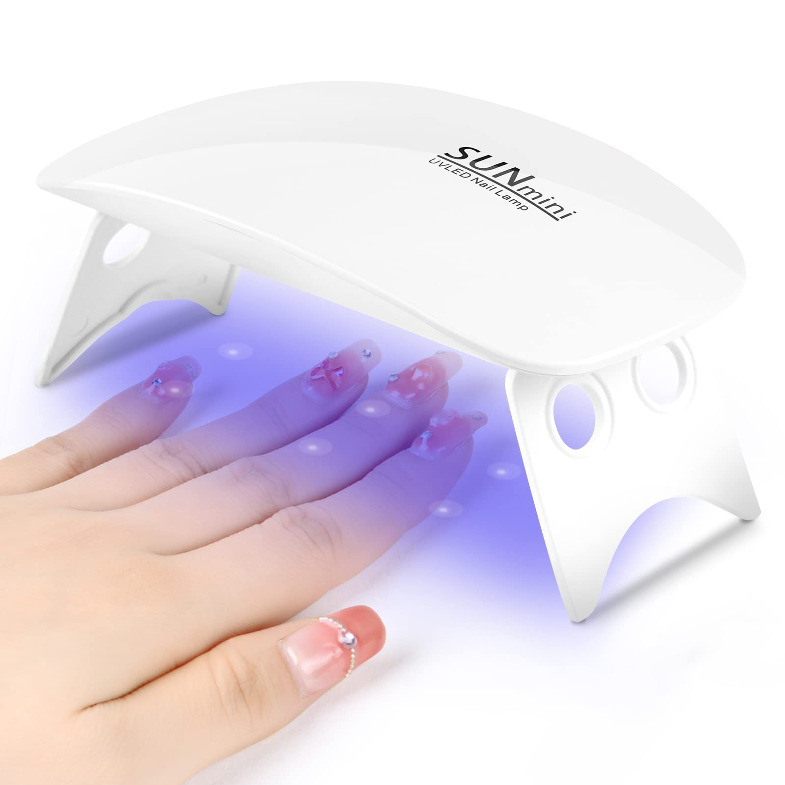 مصباح أظافر محمول بـ 6 مصابيح  - مراجعة Uv Led Lamp Printer وسعره
