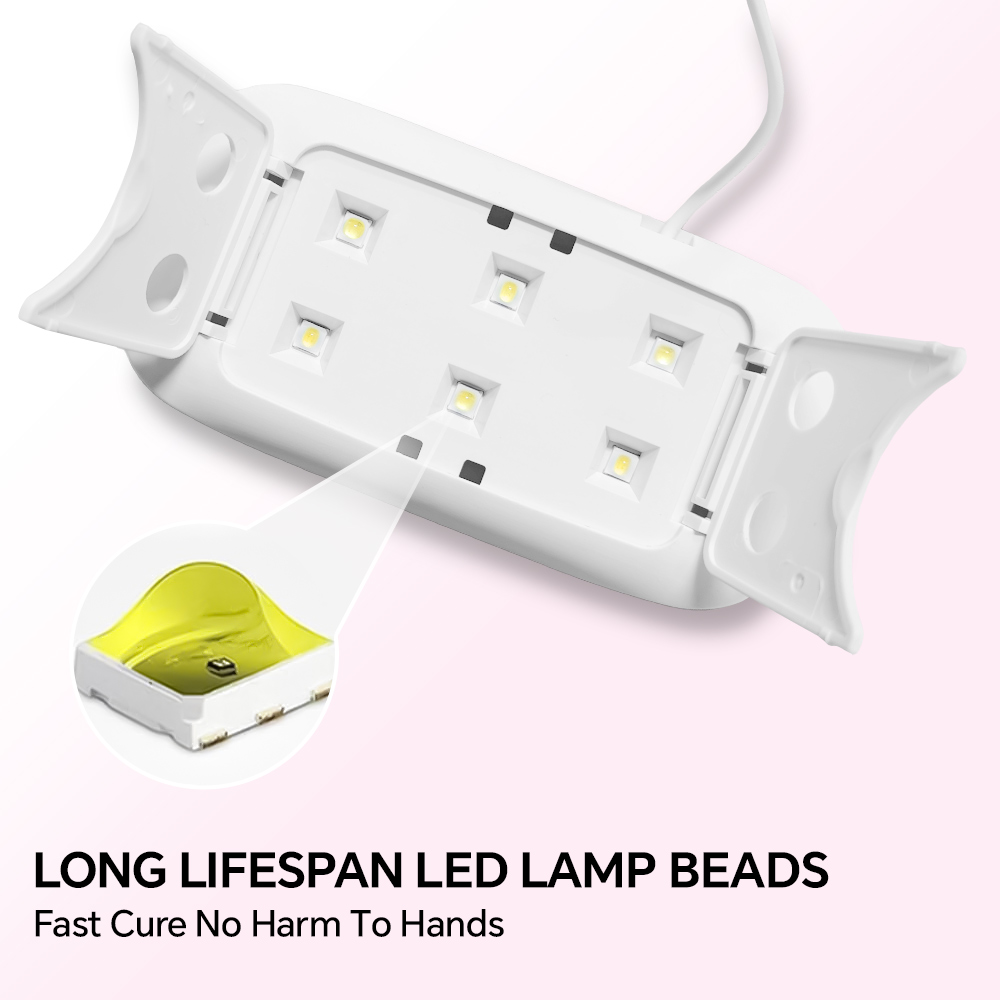 مصباح أظافر احترافي يعمل بالأش - مراجعة Uv Led Lamp Printer وسعره