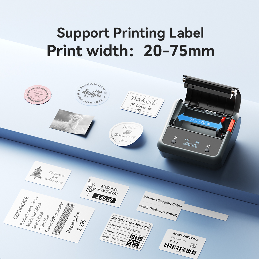 Niimbot B3S طابعة ملصقات لاسلك - مراجعة Commercial Label Printing Machine وسعره