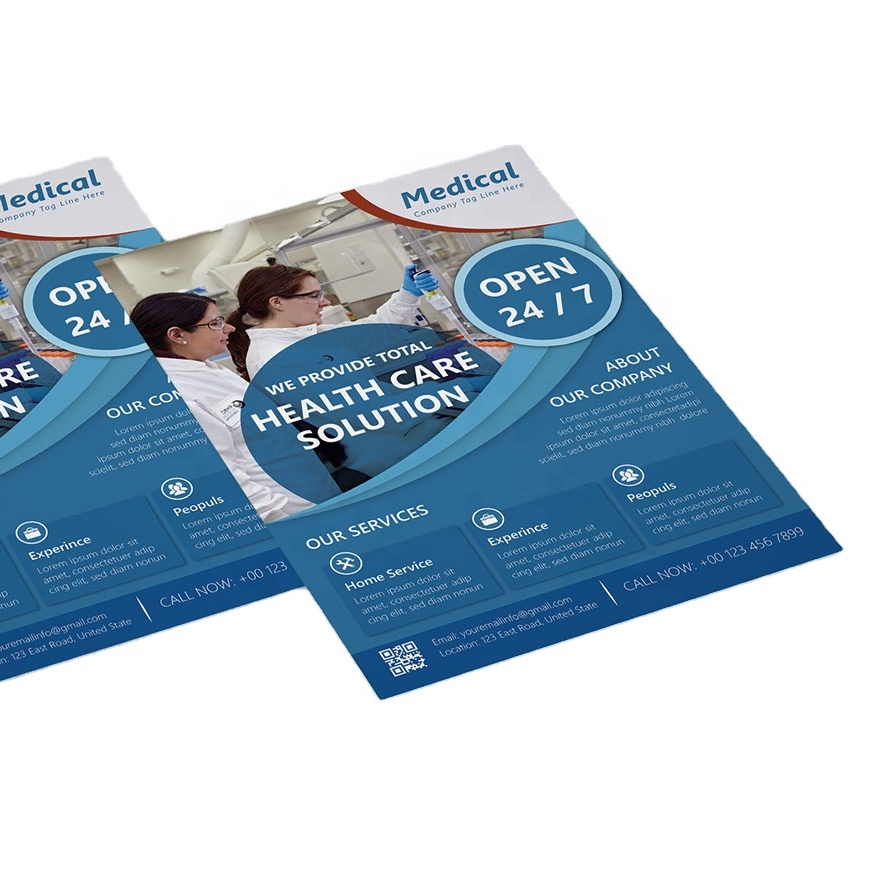 طباعة منشورات إعلانية ملونة با - مراجعة Commercial Flyer Printing وسعره