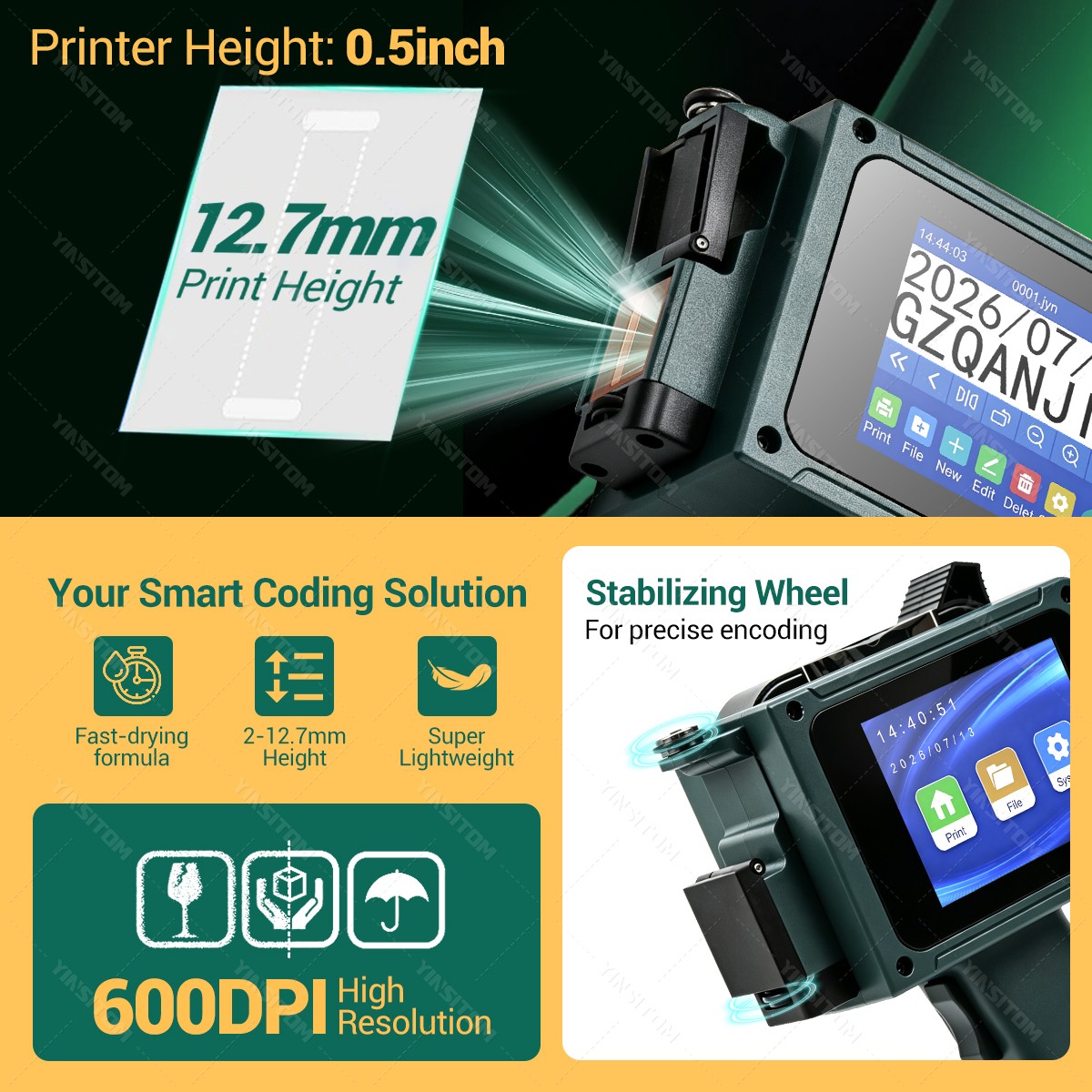طابعة نقل نافثة للحبر مطورة حد - مراجعة Commercial Printing Ink وسعره